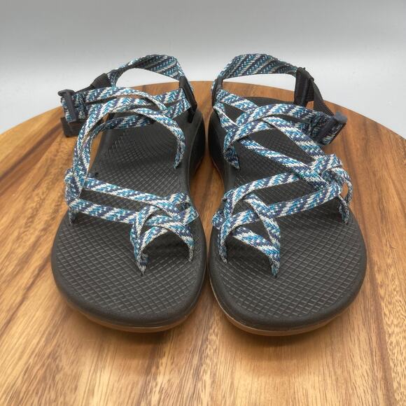 Chaco Z/Cloud X2 Sandals Womens 8 Blue Strappy Sport Sandals Walking Outdoor - Picture 2 of 8